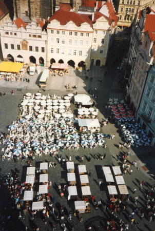 Blick vom Alten Rathaus, Prag, Tschechien