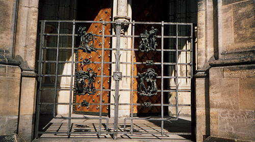Das Goldene Portal, St. Veits-Dom, Prag, Tschechien